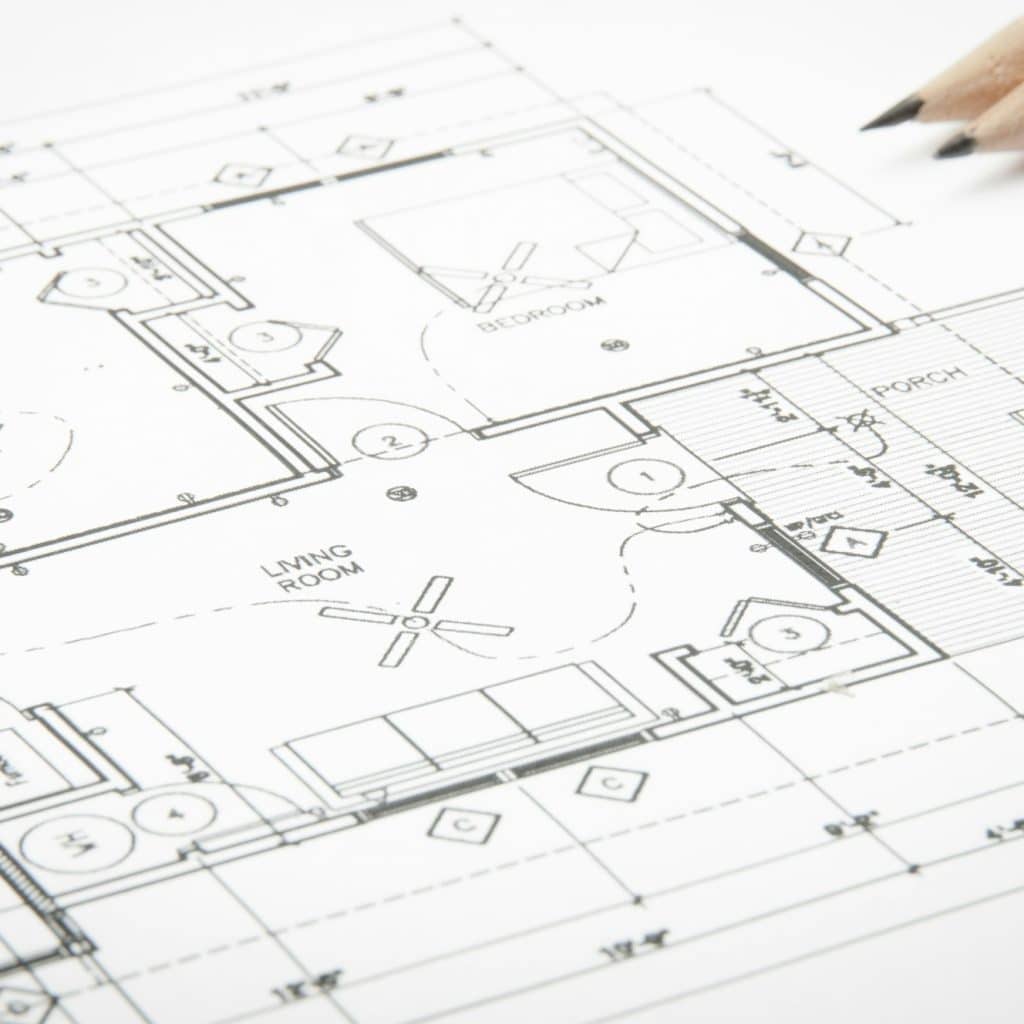 Construction planning drawings