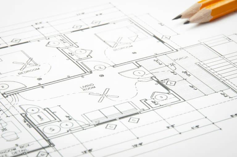 Construction planning drawings